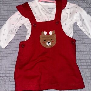 New carters dress and shirt holiday outfit